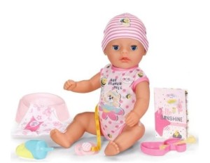 BABY BORN - LENA DZIEWCZYNKA 36CM, ZAPF