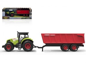 TRAKTOR Z PRZYCZEPĄ 1:36 ŚWIATŁO DŹWIĘK, MADEJ