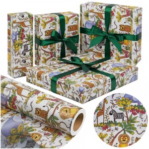 PAPIER ZWIERZĄTKA WESOŁE SAFARI X-STRONG 38CMX20M