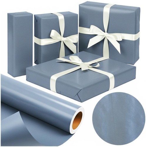 Papier metalik Błękitne Srebro X-Strong 38cmx20m