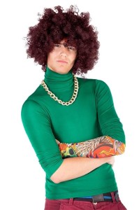 PERUKA AFRO XXL BRĄZOWA