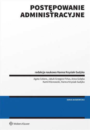 Postępowanie administracyjne w.1, praca zbiorowa