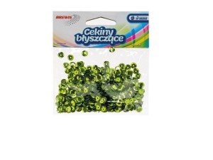 CEKINY BŁYSZCZĄCE B 100 JASNY ZIELONY