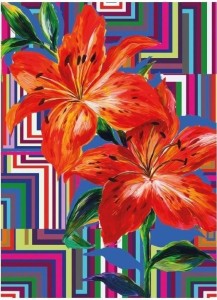 KARNET B6 Z KOPERTĄ FLORAL MAZE