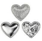 DEKORACJE MATERIAŁOWE SERCA 32X30MM