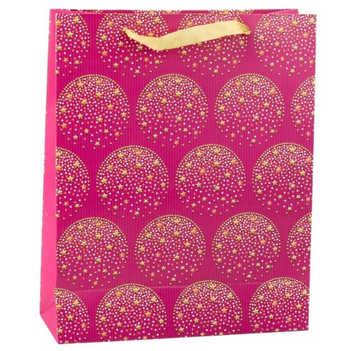Torebka prezentowa różowa 23x26x10cm, Leantoys