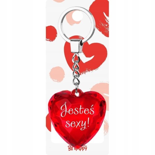 Brelok serce Jesteś sexy!, Be-Happy Gifts