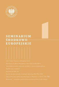 SEMINARIUM ŚRODKOWOEUROPEJSKIE T.1