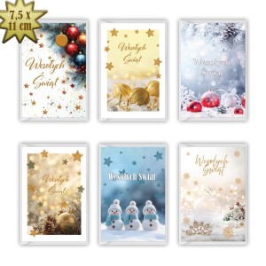 KARNECIKI MINI BOŻE NARODZENIE (6SZT)