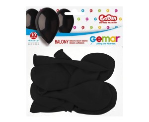 BALONY PREMIUM CZARNE 10SZT