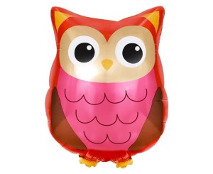 BALON FOLIOWY SOWA 40X35CM