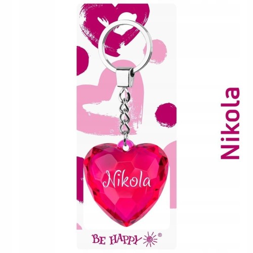 Brelok Serce Nikola, Be-Happy Gifts