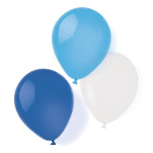 BALONY LATEKSOWE SKY BLUE 25,4CM/10 8SZT.