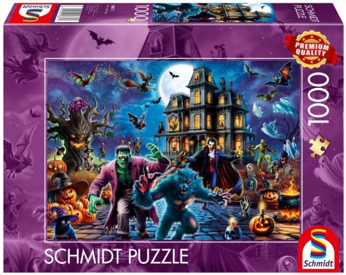 Puzzle PQ 1000 Halloween, Schmidt