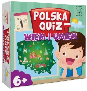 POLSKA QUIZ WIEM I UMIEM 6+, KANGUR