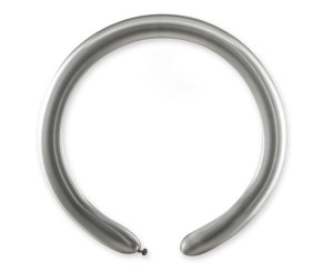 BALONY DO MODELOWANIA SREBRNE 140CM 100SZT