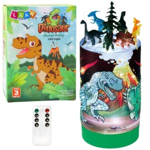 DINOZAURY W SŁOIKU LED, LEANTOYS