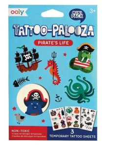 TATUAŻE ZMYWALNE MINI TATTOO PALOOZA - PIRACI