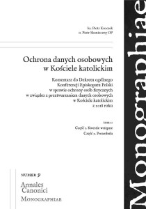 OCHRONA DANYCH OSOBOWYCH W KOŚCIELE...T.1