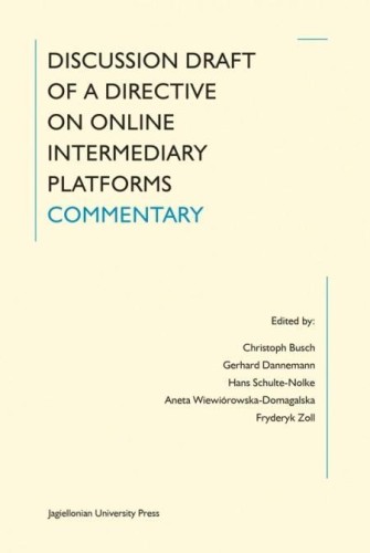 Discussion Draft of a Directive on Online...