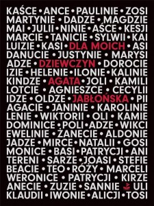DLA MOICH DZIEWCZYN, AGATA JABŁOŃSKA