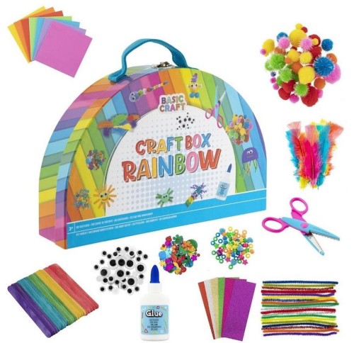 Pudełko do rękodzieła tęcza, rainbow craft, Grafix