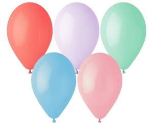 BALONY MAKARONIKI RÓŻNOKOLOROWE 30CM 100