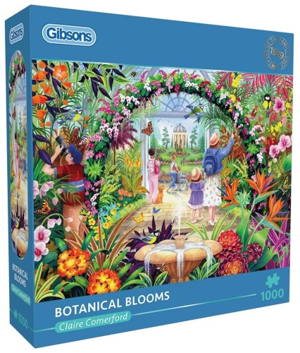 Puzzle 1000 Kwiaty botaniczne, Gibsons