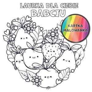 KARNET KW KOLOROWANKA OWOCE BABCIA