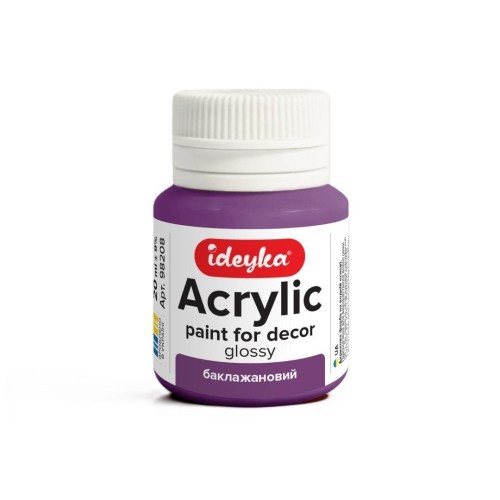 Farba akrylowa Bakłażan 20ml, Ideyka