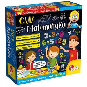 MAŁY GENIUSZ - QUIZ MATEMATYKA, LISCIANI