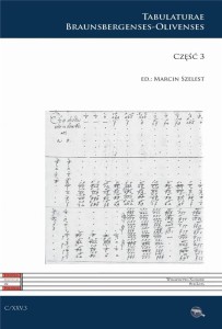 C XXV. TABULATURAE BRAUNSBERGENSES-OLIVENSES CZ.3
