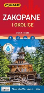 MAPA - ZAKOPANE OKOLICE 1:60 000, PRACA ZBIOROWA