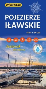 MAPA TURYSTYCZNA - POJEZIERZE IŁAWSKIE LAMINOWANA