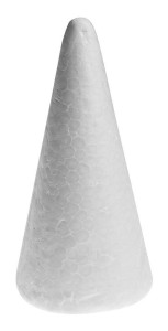 STOŻKI STYROPIANOWE 15CM 12SZT