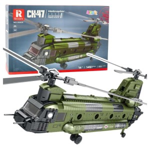 KLOCKI KONSTRUKCYJNE HELIKOPTER WOJSKOWY CHINOOK