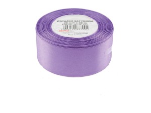 WSTĄŻKA SATYNOWA JASNA FIOLETOWA 38MMX32M