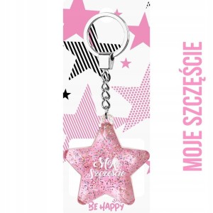 BRELOK GWIAZDKA MOJE SZCZĘŚCIE, BE-HAPPY GIFTS