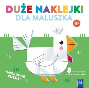 DUŻE NAKLEJKI DLA MALUSZKA 4+ KURKA