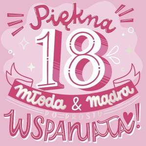 KARNET URODZINY 18