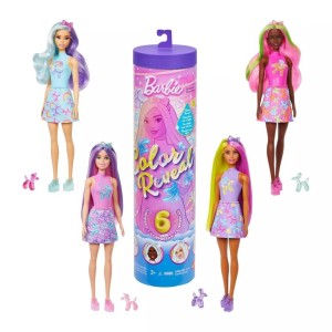 BARBIE COLOR REVEAL LALKA BALONOWE ZWIERZĄTKA