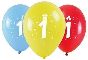 BALONY Z NADRUKIEM 1 28CM 3SZT