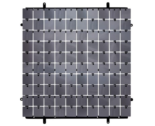 Panel dekoracyjny grafitowy 30x30cm 100 kwadratów