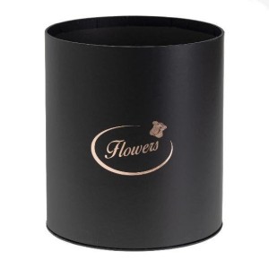 PUDEŁKO FLOWER BOX CZARNY ROZETTE, ROZETTE