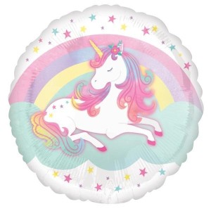 BALON FOLIOWY JEDNOROŻEC STANDARD OKRĄGŁY 43CM