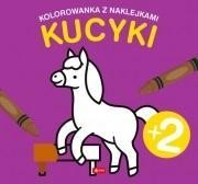 KUCYKI. KOLOROWANKA Z NAKLEJKAMI, PRACA ZBIOROWA