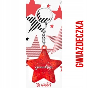 BRELOK GWIAZDKA GWIAZDECZKA, BE-HAPPY GIFTS