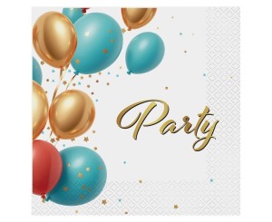 SERWETKI PAPIEROWE PARTY 33X33CM 20SZT