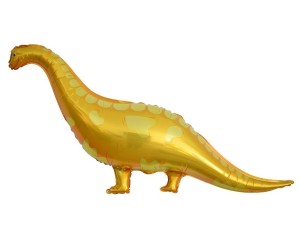BALON FOLIOWY DINOZAUR BRACHIOZAUR ŻÓŁTY 99X56CM