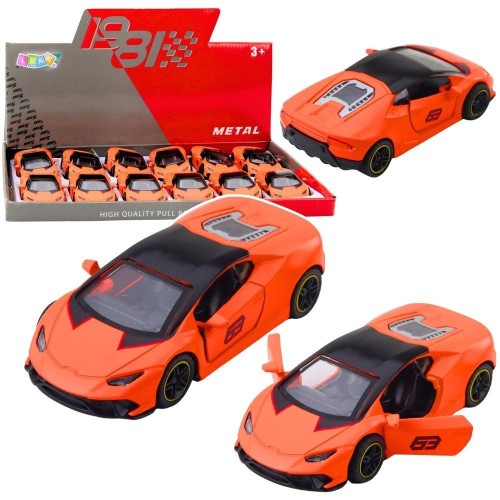 Samochód sportowy z napędem pomarańczowy 1:43